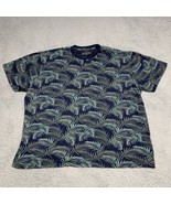 Knit Heritage Shirt 2X Tailored Clothier Mens Short Sleeve Blue Green Tr... - $16.74 CAD