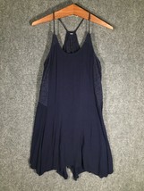 Summer Dress Womens Blue Casual Stretch Sleeveless Strap Size Unknown Short - £11.66 GBP