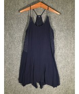Summer Dress Womens Blue Casual Stretch Sleeveless Strap Size Unknown Short - £11.73 GBP