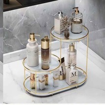 3-Layer Bathroom Shelf Organizer with Marble Trays - $3,426.67 MXN