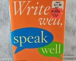 Write Well, Speak Well: Key Words to Improve...Vocabulary (Hardcover, 2005) - $2.84