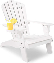 Polystyrene Adirondack Chair Carver Chair - White - £218.57 GBP