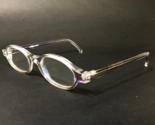 Vintage L.a.Eyeworks Brille Rahmen CAKE 122 Irisierend Klar Blau 46-20-140 - $64.89