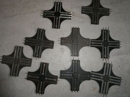 Lot of 10 Vintage O O27 Lionel Track Crossovers Crossings 020 - $37.62