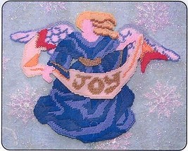 Temptations Plastic Canvas Kit #7429 Angelica 17&quot; x 13&quot; Linda Ruck 1997 - £17.86 GBP