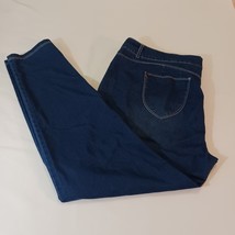 Sabrina Lauren Ankle Women&#39;s Blue Cotton Blend Distressed Jeans Size 20W... - $13.16
