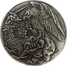 Medalla de fantasía histórica de 1914: águila vs. oso - $13.21