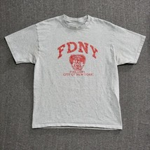 FDNY New York City Fire Department T-shirt Mens Size Med/Lrg SEE MEAS Gr... - £6.95 GBP