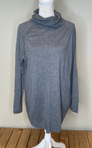 caslon NWOT women’s turtleneck pullover sweater size S grey O2 - £9.92 GBP