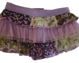 Build A Bear Workshop Purple Flowered Layer Skirt - $12.86
