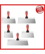 5-Piece Stainless Steel Drywall Knife Set with Ergonomic Grip - 6&#39;&#39; to 14&#39;&#39; - $991.01 MXN