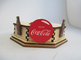Coca-Cola Retro Wooden Single Tea Light Display Ginger Cottages Holiday - £5.14 GBP