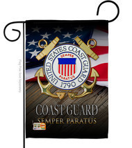 US Coast Guard Semper Paratus - Impressions Decorative Garden Flag G1351... - £18.07 GBP