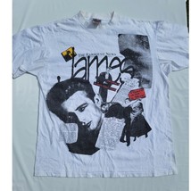 Vintage 90&#39;s James Dean American Actor Graphic T-Shirt Size XL Single St... - $124.97