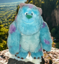 Monsters Inc Pixar Plush Sulley Disney Theme Parks Stuffed Animal 12” - £9.09 GBP