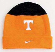Nike Collegiate Tennessee Volunteers Orange Knit Cuff Beanie Men&#39;s One Size NWT - £23.25 GBP