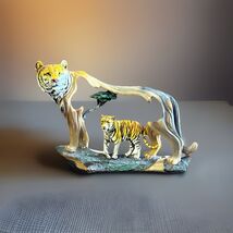 Tiger  Landscape  Resin Figure Tabletop Decor - $19.79