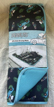 Snoopy Peanuts In Convertible ALOHA Tropical Dish Drying Mat Mini Oven Mitts NWT - £25.02 GBP