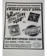 Cadillac Tramps Royal Crown Revue Concert Promo Ad Glass House 2011 Pomona - €17,28 EUR