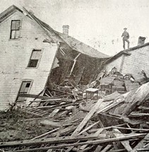 Typical Scene Of Ruins 1889 Johnstown Flood Victorian Print Pennsylvania... - £18.66 GBP