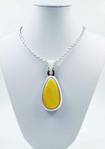 Handmade Authentic Genuine Baltic Amber Pendant Necklace Amber Jewelry Gift her - £172.26 GBP