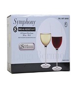 LUIGI BORMIOLI Break-Resistant 8-All Purpose Wine Stems / Wine Glasses (... - $96.02 CAD