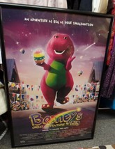 Barney&#39;s Great Adventure Movie Poster Dated April 1997 Framed - £53.43 GBP