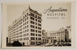 Augustana Hospital Chicago,Illinois Vintage Cars Real Photo Postcard Unp... - £12.16 GBP
