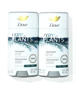2 Pack Dove Care By Plants 24h Deodorant Aluminum And Paraben Free Tea T... - £26.85 GBP