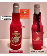 USMC RED US MARINES EGA Bottle KOOZIE COOLER Wrap Insulator Sleeve Jacke... - £8.61 GBP+