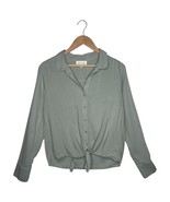 Cloth Stone Shirt Womens S Tencel Lyocell Button Up Long Sleeve V Neck T... - $332.44 MXN