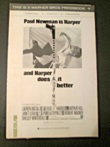 PAUL NEWMAN AS HARPER (HARPER) ORIGINAL 1966 MOVIE PRESSBOOK - $197.99