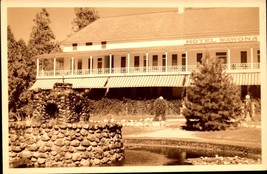 1940s Hotel Wawona, Yosemite Valley Ca. Rppc Postcard BK57 - £4.67 GBP
