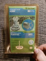 Beckett Fountain Pump for Indoor or Outdoor Fountains - 60 GPH - $27.23