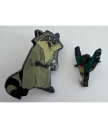 Disney Pocahontas Flit &amp; Meeko 2 Pin Booster Set - $40.51 CAD