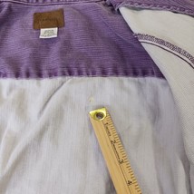 St. John’s Bay RN#93677 Women’s M Faded Purple Full Button Denim Jacket Pockets image 3