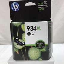 Genuine Hp 934XL Black Inkjet Oem Cartridge New Sealed Exp Aug 2019 - £9.53 GBP