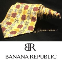 Banana Republic Art Yellow Dapper Tie - £9.38 GBP
