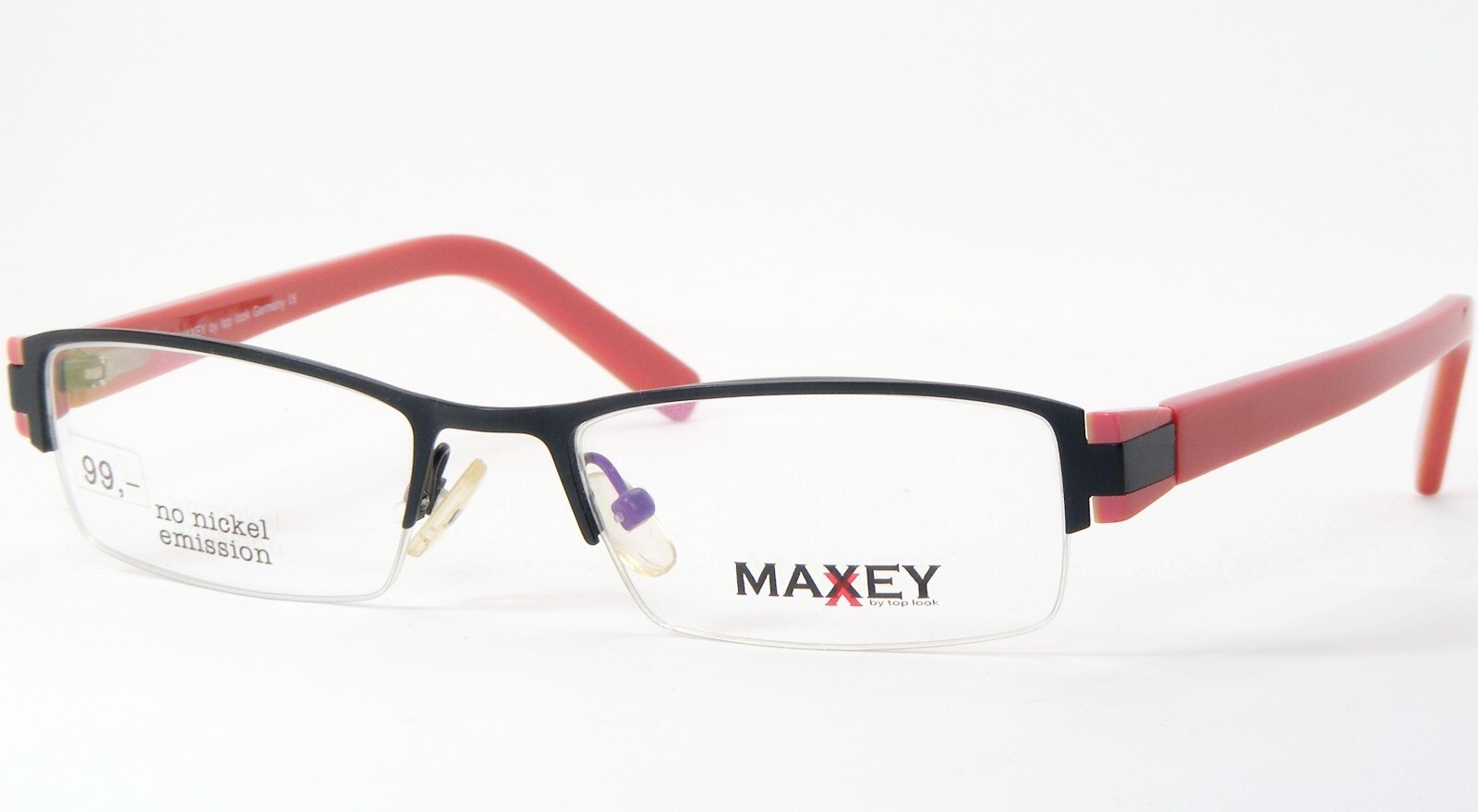 MAXEY by top look 9327 2 Matt Black EYEGLASSES GLASSES FRAME 48-17-125mm... - $57.51