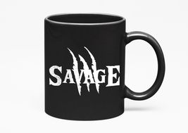 Make Your Mark Design Savage, Black 11oz Ceramic Mug - £17.12 GBP+