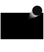vidaXL Pool Cover Black Polyethylene, PVC 26.4 x 16.4 ft Lightweight - €275,66 EUR