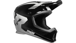 New Thor Sector 2 Carve Black White Helmet MX Motocross ATV Adult Sizes ... - £101.60 GBP