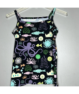 Underwater Beatles Yellow Submarine themed tank top, size 12 - $261.22 MXN