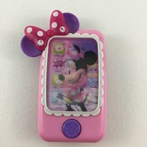 Disney Jr Minnie Mouse Happy Helpers Lights Sounds Why Hello Cell Phone Toy - $16.78