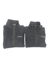 Columbia Men Granite Mountain Fleece Zip Up Gray Size Small LOT OF 2 - $359.91 MXN
