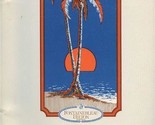 Fontainebleau Hilton Hotel Room Service Menu Miami Beach Florida 1978 TIKI - £52.95 GBP