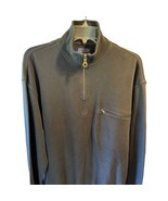 Pendleton Men’s S Black Long Sleeve 1/4 Zip High Neck Pullover Cotton Sw... - $19.80