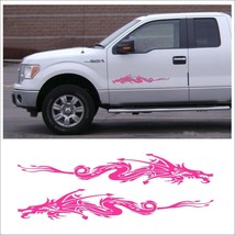Decal kit DRAGON graphic for tuner sport compact car mini truck SMALL PINK - £12.73 GBP