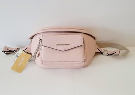 Michael Kors Maisie 2 In 1 Waistpack Fanny Sling Bag Light Powder Blush Leather - £68.25 GBP