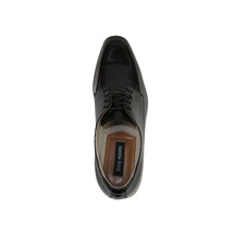Men's Dress Shoes STEVE MADDEN Soft Leather upper Lace Up TASHER Black image 7